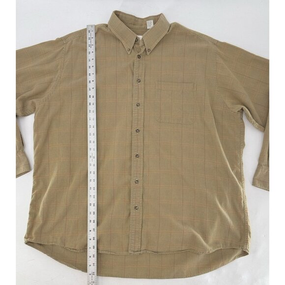 Viyella Men’s Wool Cotton Blend Long Sleeve Button Down Shirt XXL Made In Canada - Picture 9 of 10